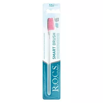 R.O.C.S. Smart brush Зубная щетка классическая средняя цвет в ассортименте 1 шт