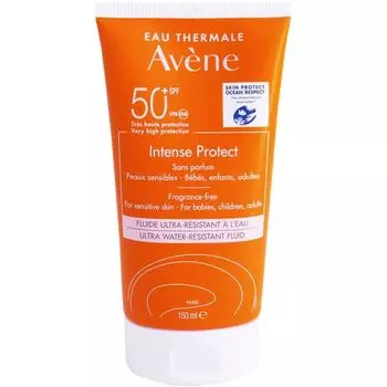 Avene Intence Protect SPF50+ Водостойкий солнцезащитный флюид 150мл