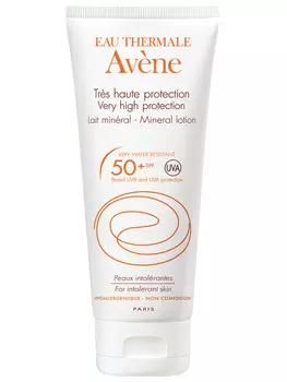 Авен SPF50+ Солнцезащитный лосьон с минеральным экраном 100 мл