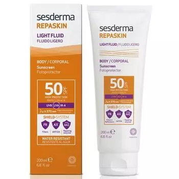 Sesderma Repaskin Light Fluid Body SPF50 Флюид нежный солнцезащитный для тела 200мл