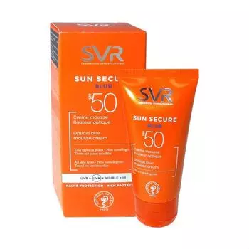 SVR Безопасное солнце Крем-мусс с эффектом фотошопа SPF50 50мл