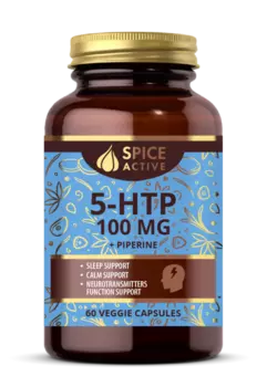 5-HTP 100 мг+пиперин Спайс Актив, 60 шт