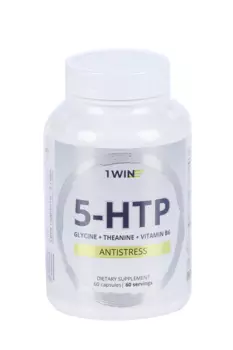 5-HTP Antistress глицин+теанин+витамины группы B 1WIN, 60 шт, капсулы
