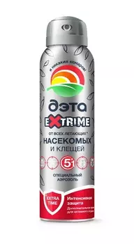Аэрозоль Дэта специальный 5в1 от всех летающих насекомых/клещей, 150 мл