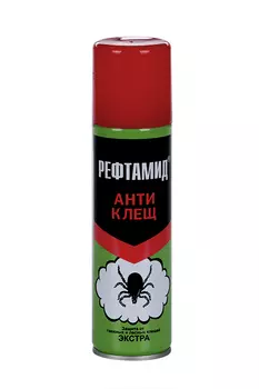 Аэрозоль Рефтамид таежный от клещей Экстра, 145 мл