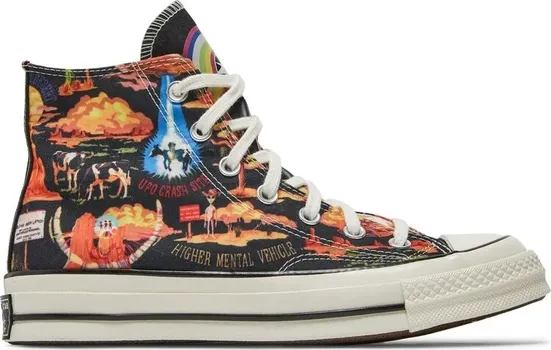 Кроссовки Converse Chuck 70 High Twisted Resort - UFO Crash Site, черный