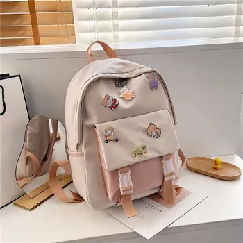 Рюкзак IELGY Harajuku, многоцелевой японский Ulzzang, корейская версия, школьная сумка в стиле Ins, синяя милая чёрный