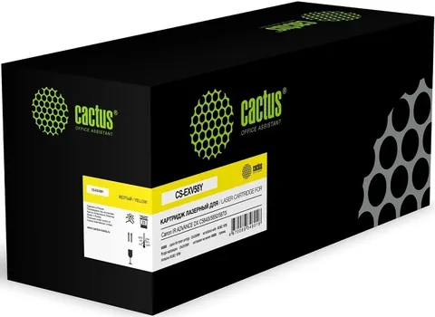 Картридж лазерный Cactus CS-EXV58Y желтый (60000стр.) для Canon IR ADVANCE DX C5840i/5850/5870I