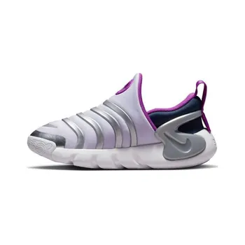 Детские кроссовки Nike Dynamo Go PS Violet Frost Metallic Silver, фиолетовые, темно-синие, ярко-фиолетовые DH3437-500 35