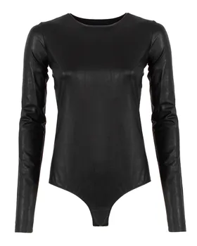 боди из экокожи MM6 Maison Margiela