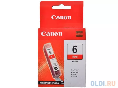 Картридж Canon BCI-6R 2300стр Красный
