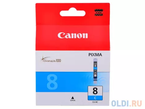 Картридж Canon CLI-8C CLI-8C 640стр Голубой