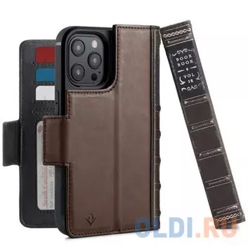 Чехол-книжка Twelve South "BookBook" для iPhone 12 iPhone 12 Pro коричневый 12-2028