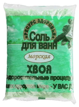 Соль д/ванн Хвоя, 1 кг, п/э пакет