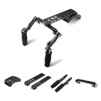 Плечевой упор с двуручным хватом Tilta 15mm dovetail shoulder mount system (new version) TT-0506-A15
