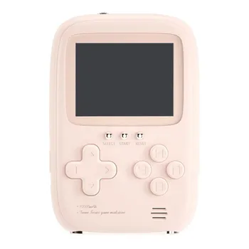 DY-17 Портативная игровая консоль 2-в-1 Power Bank 10000 мАч с двухпроводной зарядкой Сокровище ностальгических ретро-игр детства 13.3*8.8*2.5cm,singles фиолетовый