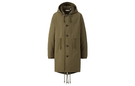 Мужская парка Uniqlo + Jw Anderson Co-Branded Series, 56 оливково-зеленый