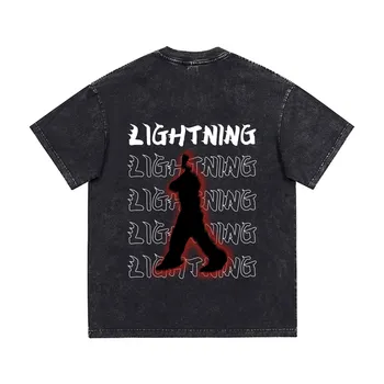 Футболка унисекс Lightning Monster, цвет Coffee