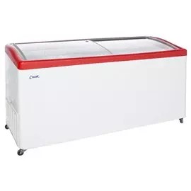 Ларь морозильный Снеж МЛГ-600 красный ..-25/-18°С