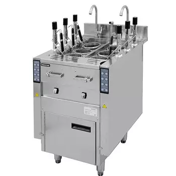 Макароноварка автоматическая напольная Kocateq ESBLL540CAS ECO 2 ванны 30 л с 6 корзинами