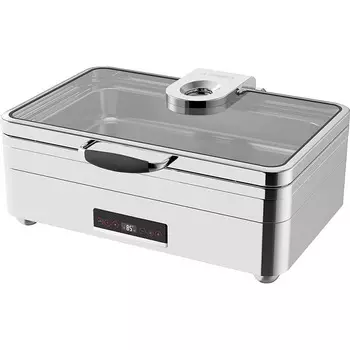 Мармит электрический Sunnex Burano W07-50111-UBU 13,5л GN1/1-100 с плоским черным дисплеем