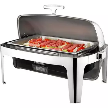 Мармит электрический Sunnex Livigno X863187-1 13,5л GN1/1-100 с цифровым дисплеем