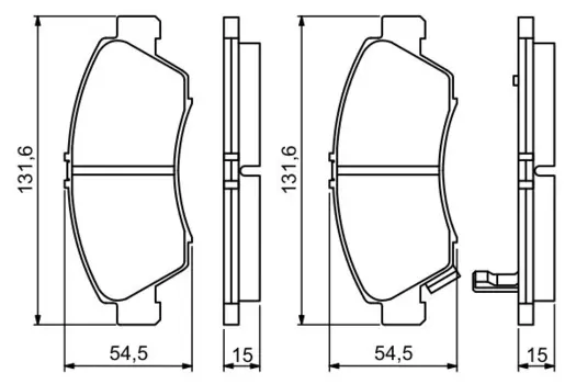 0 986 494 299 0 986 461 126=419 02=FDB777 !колодки дисковые п.\ Honda Civic 1.3i-1.6i &16V 91-01