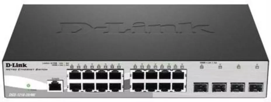 Коммутатор D-Link DGS-1210-20/ME/A1A Black