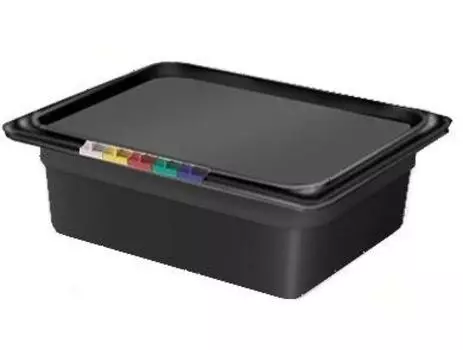 Гастроемкость Restola GN 1/2 325х265х100 (полипропилен) черная | 422100613