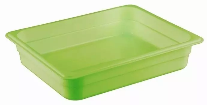 Гастроемкость Restola GN 1/2 325х265x65 (полипропилен) зеленая | 422107409
