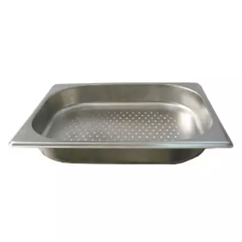 Гастроемкость из нержавеющей стали ROAL E-8011040PF GN 1/1-40 (530х325х40мм) перфорированная
