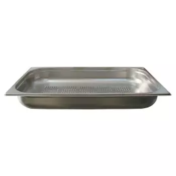 Гастроемкость из нержавеющей стали ROAL E-8011065PF GN 1/1-65 (530х325х65мм) перфорированная