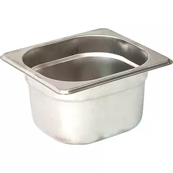 Гастроемкость из нержавеющей стали ROAL Е-8016065 GN 1/6-65 (176х162х65мм)
