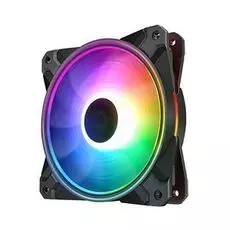 Вентилятор для корпуса Deepcool CF120 PLUS 120x120x25mm, RGB led, 500-1800rpm, 52.5 CFM, 28.8 dBA, 4-Pin PWM, 3-pack Retail