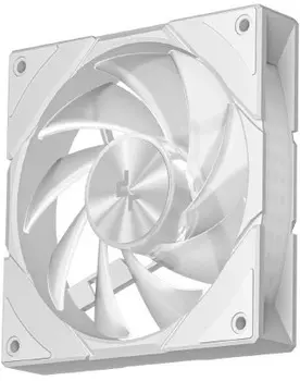 Вентилятор для корпуса Deepcool CG580 FAN WH 120mm, PWM, ARGB, 400-1300rpm, 38CFM, 20dBa, Bulk, белый