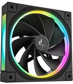 Вентилятор для корпуса Deepcool FL12R 120mm, ARGB, 4-pin PWM, 500-2150rpm, 55CFM, 33.9dBA, черный, color BOX