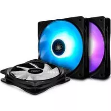 Вентилятор для корпуса Deepcool RF120 3 in 1 120x120x25мм (3xRF120, PWM, пит. от мат.платы и БП, RGB подсветка, 500-1500об/мин) Retail