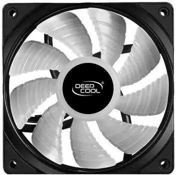 Вентилятор для корпуса Deepcool RF120 120x120x25mm, 500-1500rpm, 56.5CFM, 17.8-27dBA, 4-pin PWM, RGB Led Ret