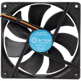 Вентилятор для корпуса 5bites FB14025S-12L3 140x140x25мм, 1200rpm, 25dBA, 32.05CFM, 3-pin