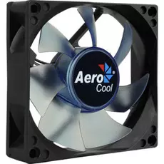 Вентилятор для корпуса AeroCool Motion 8 Blue-3P 80x80mm, 2000rpm, 25,3 dBA, 21.5 CFM, 3-pin 90gr LED Ret