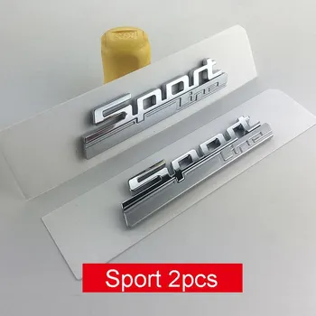 Новая роскошная эмблема Sport Line Fender для BMW 730 740 750 750Li, боковой логотип, Стайлинг автомобиля, модернизация, обновленная наклейка, хромированная и