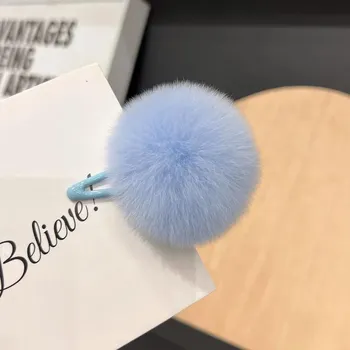 Красочные Мягкие плюшевые звездочки BB заколки для волос для девочек шпильки милые пушистые боковые челки заколки корейский модный головной убор для детей
