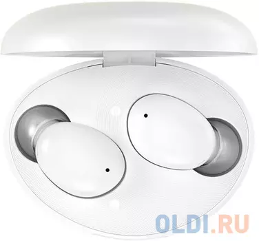 Гарнитура вкладыши QCY T16 белый беспроводные bluetooth в ушной раковине