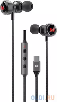 Гарнитура вкладыши Redline Monster Airmars SG-11 1.2м черный проводные в ушной раковине (УТ000028710)
