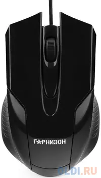 Гарнизон Мышь GM-210, USB, чип- Х, черный, 1000 DPI, 2кн.+колесо-кнопка