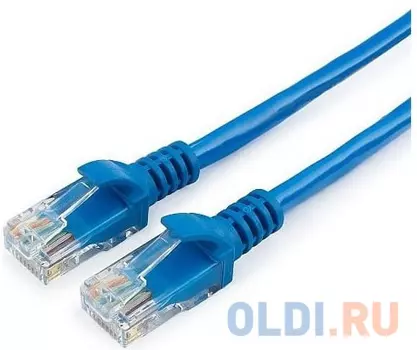 Гарнизон PC-UTP-5e-5-B кат.5e, Патч-корд UTP 5м, литой, многожильный (синий)