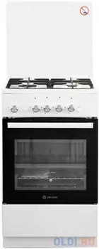 Газовая плита De Luxe 5040.42г(кр)чр белый
