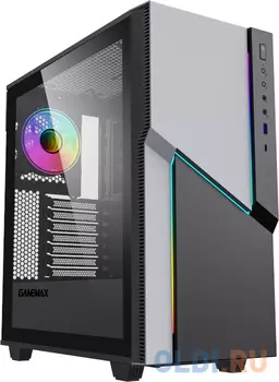 Gamemax Корпус ZORRO BLACK без БП (Midi Tower, Черный., 1*USB3.0, 1*USB Type-C, COC fan)
