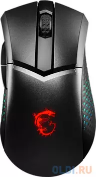 Gaming Mouse MSI Clutch GM51 Lightweight, Wireless, DPI 6400 (max. 26000 by software), 3 Zone RGB lighting, Right handed, 85g, 550 mAH battery, chargi