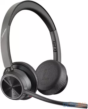 Гарнитура беспроводная/ VOYAGER 4320 UC,V4320-M (COMPUTER & MOBILE) MICROSOFT TEAMS CERTIFIED, USB-A, STEREO BLUETOOTH HEADSET, WITHOUT CHARGE STA